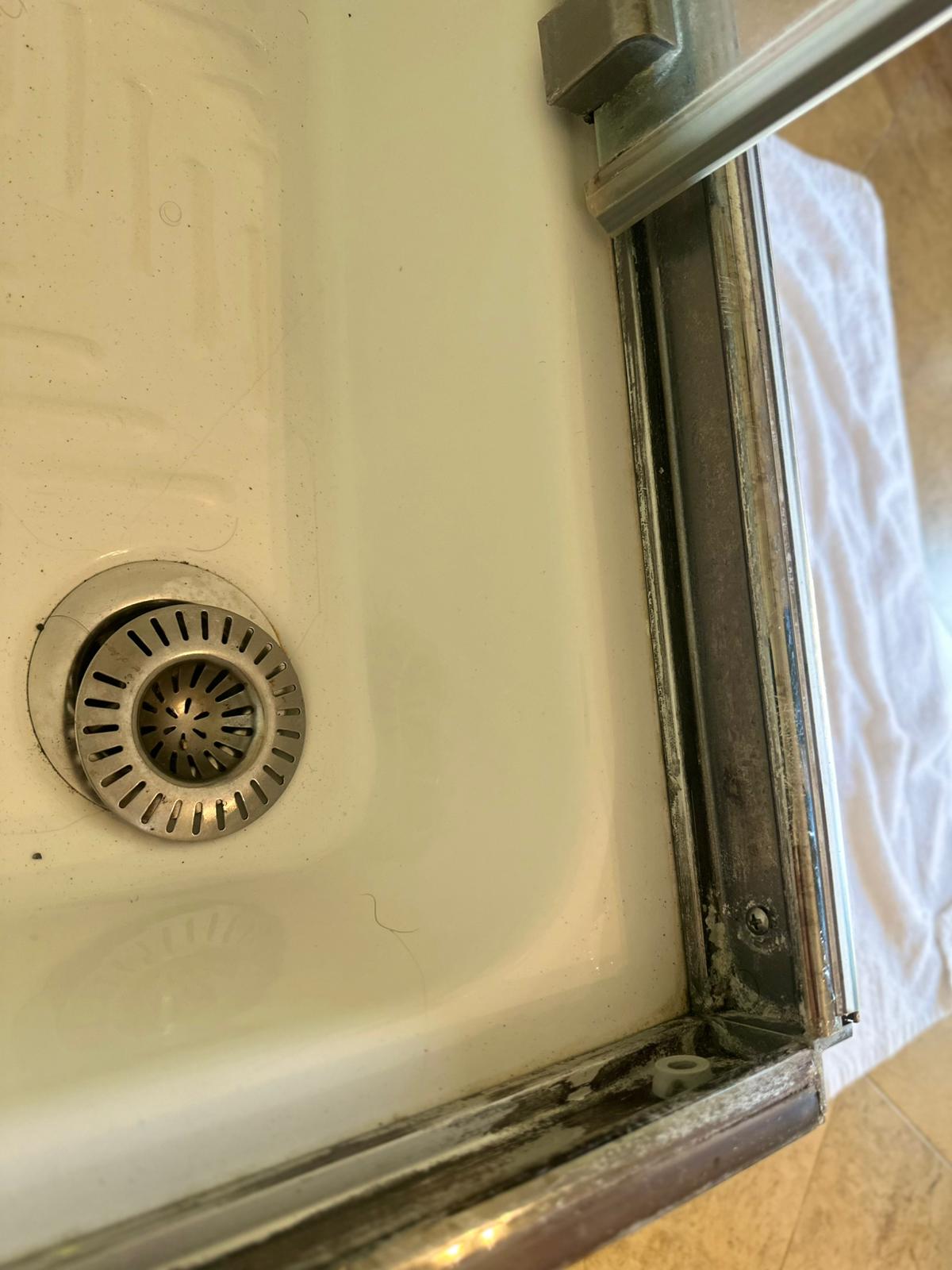 The bathroom was not clean on arrival.